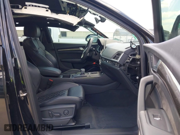 2020 Audi SQ5 Premium Plus with VIN WA1B4AFY0L2059116, listed as a IAAI auction lot 42009082 with 103,896 mi miles. Bid and sale history available at carsss.com. Image 5.