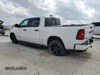 2025 Ram 1500 Lone Star with VIN 1C6SRFFP7SN652049, listed as a Copart auction lot 59545025 with 8,581 mi miles and Salvage title. Bid and sale history available at DreamBid. Image 2.