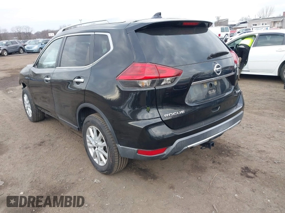 2017 Nissan Rogue SV with VIN KNMAT2MV9HP527518, listed as a IAAI auction lot 41655913 with 127,359 mi miles. Bid and sale history available at carsss.com. Image 3.