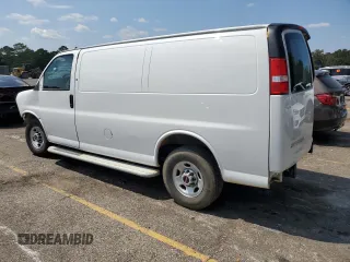 2022 GMC Savana Cargo z VIN 1GTW7AF75N1218999, wystawiony jako Copart lot #67102284 z przebiegiem Nie podano mil oraz Czysty tytuł • Clean title. Historia ofert i sprzedaży dostępna na DreamBid. Obrazek 2.