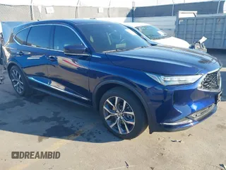 2022 Acura MDX w/Technology Package with VIN 5J8YD9H44NL007981, listed as a IAAI auction lot 41623848 with 31,162 mi miles. Bid and sale history available at carsss.com. Image 1.