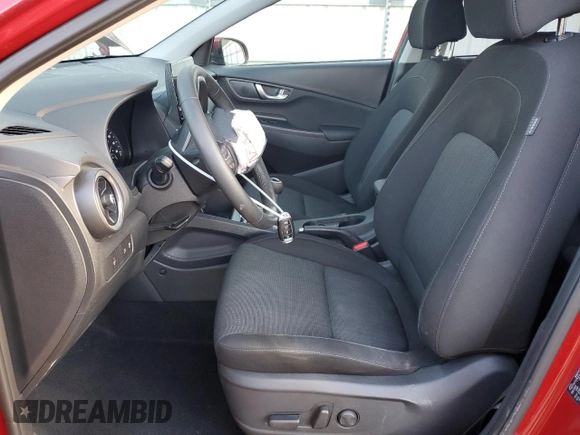 2023 Hyundai Kona SEL with VIN KM8K3CAB0PU053328, listed as a Copart auction lot 49893475 with 3,363 mi miles and Salvage Title. Bid and sale history available at carsss.com. Image 7.