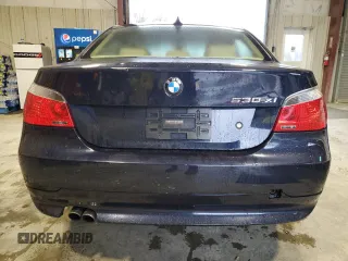 2006 BMW 5 Series 530xi with VIN WBANF73596CU21336, listed as a Copart auction lot 52828545 with 166,092 mi miles and Salvage Title. Bid and sale history available at DreamBid. Image 6.