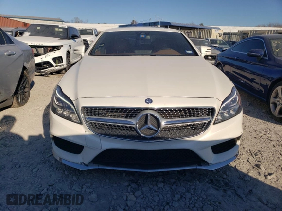 2015 Mercedes-Benz CLS 550 with VIN WDDLJ7DB7FA150002, listed as a Copart auction lot 87721385 with 115,718 mi miles and Salvage title. Bid and sale history available at DreamBid. Image 5.