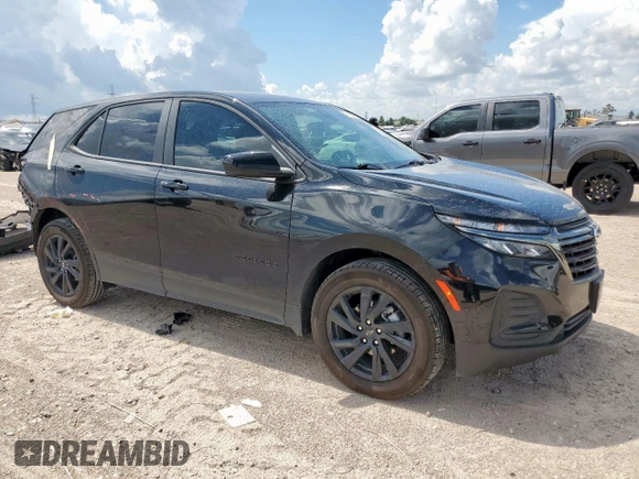 2023 Chevrolet Equinox LS with VIN 3GNAXHEG9PL114510, listed as a Copart auction lot 62310665 with 14,469 mi miles and Salvage title. Bid and sale history available at DreamBid. Image 4.