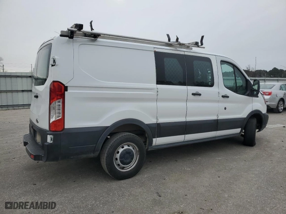 2019 Ford Transit Van with VIN 1FTYR1ZM6KKA98592, listed as a Copart auction lot 87355494 with NaN miles and Salvage Title. Bid and sale history available at carsss.com. Image 3.