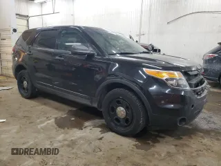 2014 Ford Utility Police Interceptor with VIN 1FM5K8AR7EGA33387, listed as a Copart auction lot 83742274 with 204,140 mi miles and Salvage Title. Bid and sale history available at carsss.com. Image 4.