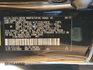 2013 Lexus RX 350 z VIN 2T2BK1BAXDC169576, wystawiony jako Copart lot #41609605 z przebiegiem 90 431 mil mil oraz Szkoda całkowita • Salvage title. Historia ofert i sprzedaży dostępna na DreamBid. Obrazek 13.