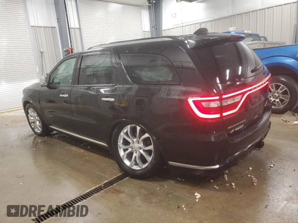 2018 Dodge Durango Citadel Anodized Platinum with VIN 1C4RDJEGXJC182877, listed as a Copart auction lot 83068134 with 84,545 mi miles and Salvage title. Bid and sale history available at DreamBid. Image 2.