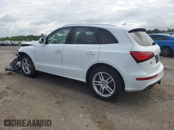 2016 Audi Q5 Premium Plus with VIN WA1D7AFP0GA092829, listed as a Copart auction lot 58058645 with 38,151 mi miles and Salvage title. Bid and sale history available at DreamBid. Image 2.