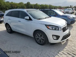 2016 Kia Sorento SX z VIN 5XYPK4A50GG008162, wystawiony jako Copart lot #55602355 z przebiegiem 49 987 mil mil oraz Szkoda całkowita • Salvage title. Historia ofert i sprzedaży dostępna na DreamBid. Obrazek 4.
