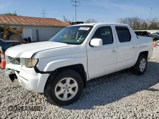 2008 Honda Ridgeline RTL with VIN 2HJYK16508H507621, listed as a Copart auction lot 52297925 with 201,558 mi miles and Salvage Title. Bid and sale history available at carsss.com. Image 1.