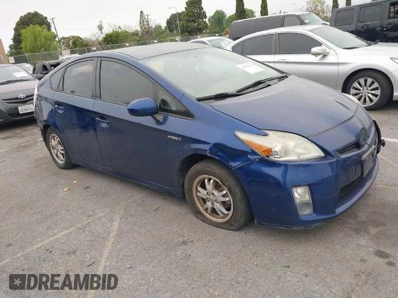 2011 Toyota Prius I with VIN JTDKN3DU8B5287330, listed as a IAAI auction lot 41892691 with 210,703 mi miles. Bid and sale history available at carsss.com. Image 1.