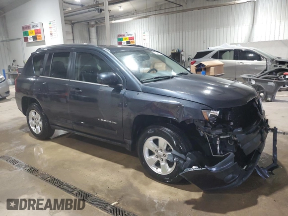 2014 Jeep Compass High Altitude with VIN 1C4NJCEA1ED531388, listed as a Copart auction lot 48048705 with 118,587 mi miles and Salvage Title. Bid and sale history available at carsss.com. Image 4.