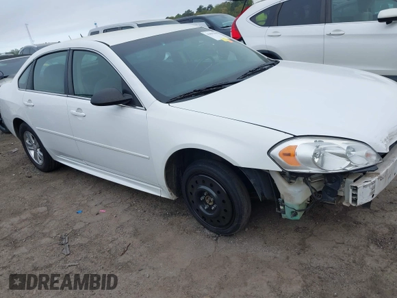 2014 Chevrolet Impala LS with VIN 2G1WA5E31E1163087, listed as a IAAI auction lot 41895666 with 138,348 mi miles and . Bid and sale history available at DreamBid. Image 1.