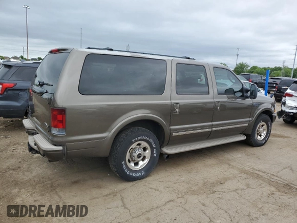 2003 Ford Excursion Limited z VIN 1FMNU42P23EB56085, wystawiony jako Copart lot #58863405 z przebiegiem 251 772 mil mil oraz Tytuł czysty. Historia ofert i sprzedaży dostępna na DreamBid. Obrazek 3.