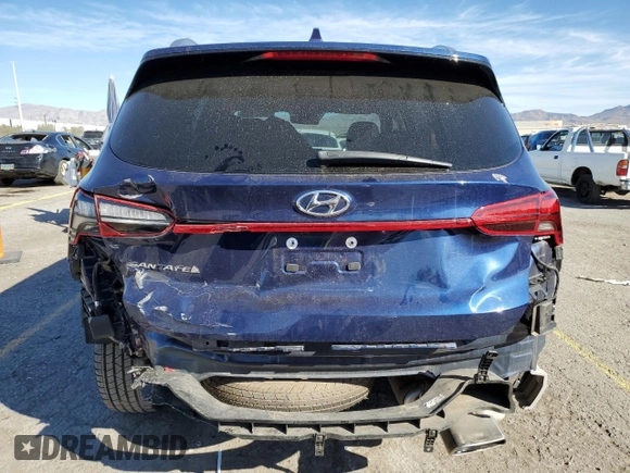 2022 Hyundai Santa Fe SEL with VIN 5NMS24AJ1NH429835, listed as a Copart auction lot 46452035 with 17,928 mi miles and Salvage Title. Bid and sale history available at DreamBid. Image 6.