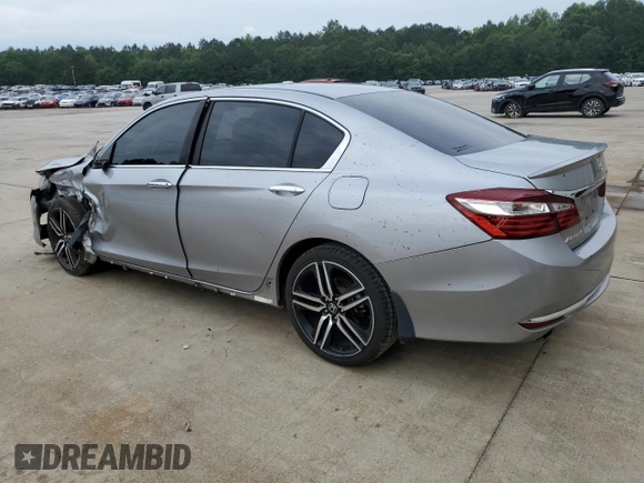 2016 Honda Accord Sport with VIN 1HGCR2F52GA055847, listed as a Copart auction lot 58598835 with 128,928 mi miles and Salvage title. Bid and sale history available at DreamBid. Image 2.