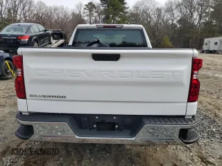 2021 Chevrolet Silverado 1500 Work Truck with VIN 1GCRWAEH0MZ355245, listed as a Copart auction lot 50778705 with 107,520 mi miles and Clean Title. Bid and sale history available at DreamBid. Image 6.