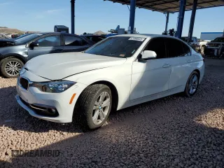 2017 BMW 3 Series 330i with VIN WBA8B9G37HNU56090, listed as a Copart auction lot 47498665 with 91,181 mi miles and Salvage Title. Bid and sale history available at carsss.com. Image 1.