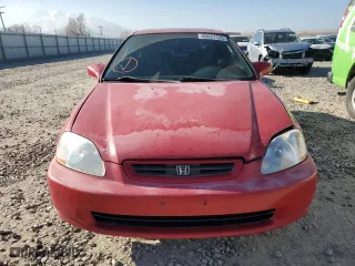 1998 Honda Civic EX with VIN 1HGEJ8240WL123128, listed as a Copart auction lot 89021125 with 192,699 mi miles and Salvage Title. Bid and sale history available at carsss.com. Image 5.