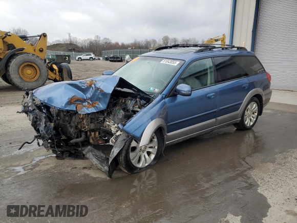 2009 Subaru Outback 3.0R Ltd with VIN 4S4BP85C794321699, listed as a Copart auction lot 51043055 with 0 mi miles and Salvage Title. Bid and sale history available at carsss.com. Image 1.