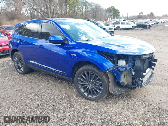 2024 Acura RDX w/A-Spec Advance Package with VIN 5J8TC2H83RL025126, listed as a IAAI auction lot 41878397 with 7,200 mi miles. Bid and sale history available at carsss.com. Image 1.