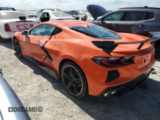 2020 Chevrolet Corvette 2LT with VIN 1G1Y72D41L5102561, listed as a Copart auction lot 74697964 with 0 mi miles and Non Repairable. Bid and sale history available at carsss.com. Image 2.