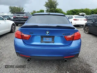 2017 BMW 4 Series 440i with VIN WBA4P1C51HK522059, listed as a Copart auction lot 60255554 with 76,289 mi miles and Salvage Title. Bid and sale history available at carsss.com. Image 6.