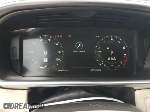 2018 Land Rover Range Rover Sport HSE Dynamic with VIN SALWV2SV7JA800525, listed as a Copart auction lot 45328045 with 48,497 mi miles and Salvage Title. Bid and sale history available at carsss.com. Image 9.