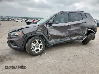 2022 Jeep Compass Trailhawk с VIN 3C4NJDDB8NT159574, выставлен на аукционе Copart как лот 58089285 с пробегом 24 276 миль миль и Списание • Salvage title. История ставок и продаж доступна на DreamBid. Изображение 1.