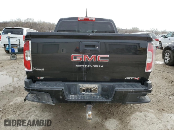 2021 GMC Canyon 4WD AT4 w/Leather with VIN 1GTG6FEN1M1236158, listed as a Copart auction lot 47553775 with 109,010 mi miles and Salvage Title. Bid and sale history available at carsss.com. Image 6.