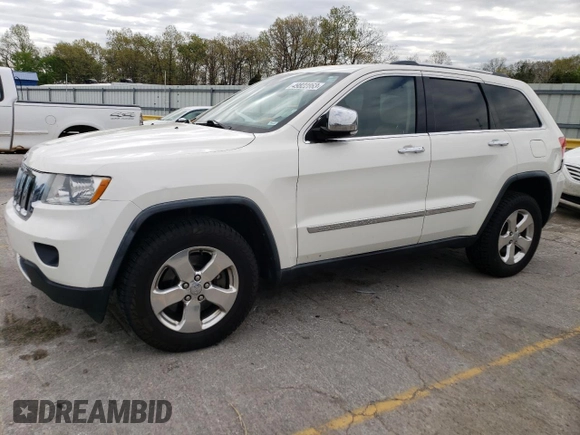 2011 Jeep Grand Cherokee Limited with VIN 1J4RR5GT1BC521654, listed as a Copart auction lot 49822863 with 189,045 mi miles and Salvage title. Bid and sale history available at DreamBid. Image 1.