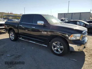 2014 Ram 1500 Big Horn with VIN 1C6RR7LT3ES470084, listed as a Copart auction lot 57483765 with 145,000 mi miles and Salvage title. Bid and sale history available at DreamBid. Image 4.