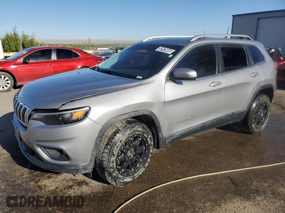 2019 Jeep Cherokee Latitude Plus with VIN 1C4PJLLB3KD187112, listed as a Copart auction lot 52975845 with 176,546 mi miles and Clean Title. Bid and sale history available at carsss.com. Image 1.