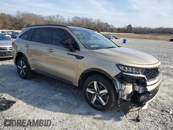 2021 Kia Sorento EX z VIN 5XYRH4LF2MG058053, wystawiony jako Copart lot #43951065 z przebiegiem 86 462 mil mil oraz Szkoda całkowita • Salvage title. Historia ofert i sprzedaży dostępna na DreamBid. Obrazek 4.