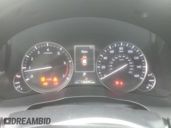 2017 Lexus ES 350 with VIN 58ABK1GGXHU070321, listed as a Copart auction lot 57444005 with 138,209 mi miles and Salvage title. Bid and sale history available at DreamBid. Image 9.