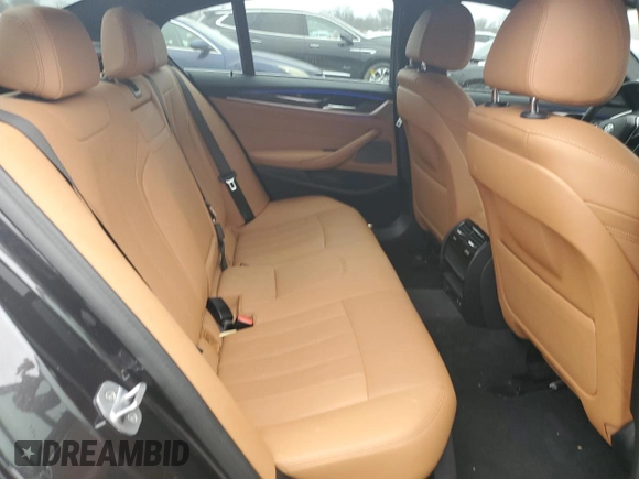 2021 BMW 5 Series 530i xDrive with VIN WBA13BJ01MCF08682, listed as a Copart auction lot 85048744 with 42,550 mi miles and Salvage title. Bid and sale history available at DreamBid. Image 10.