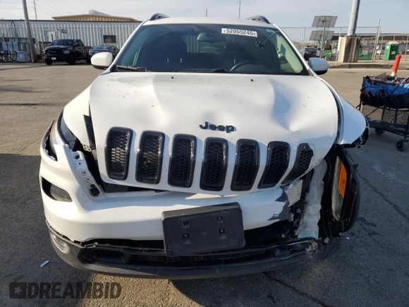 2016 Jeep Cherokee Altitude with VIN 1C4PJLCB1GW237968, listed as a Copart auction lot 52055245 with 99,075 mi miles and Salvage Title. Bid and sale history available at carsss.com. Image 5.