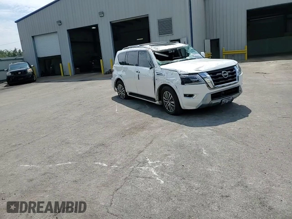 2022 Nissan Armada SL with VIN JN8AY2BCXN9160569, listed as a Copart auction lot 69998584 with 64,025 mi miles and Salvage Title. Bid and sale history available at carsss.com. Image 11.