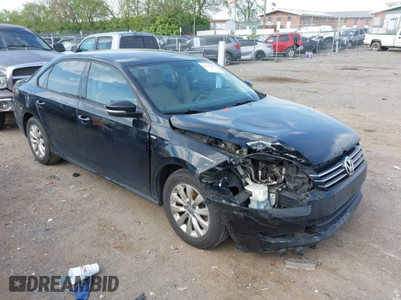 2015 Volkswagen Passat 1.8T Limited Edition with VIN 1VWAT7A36FC051441, listed as a IAAI auction lot 42031494 with 193,354 mi miles. Bid and sale history available at carsss.com. Image 1.