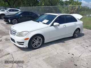 2014 Mercedes-Benz C 250 Sport with VIN WDDGF4HB2EA963886, listed as a IAAI auction lot 42463194 with 139,926 mi miles and . Bid and sale history available at DreamBid. Image 2.
