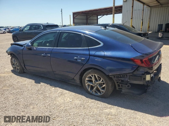 2020 Hyundai Sonata SEL z VIN 5NPEF4JAXLH052763, wystawiony jako Copart lot #50245785 z przebiegiem 76 505 mil mil oraz Tytuł czysty. Historia ofert i sprzedaży dostępna na DreamBid. Obrazek 2.