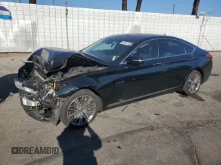 2018 Genesis G80 3.8L with VIN KMHGN4JE6JU225160, listed as a Copart auction lot 85454134 with 67,994 mi miles and Salvage Title. Bid and sale history available at carsss.com. Image 1.
