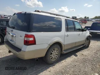 2009 Ford Expedition EL Eddie Bauer with VIN 1FMFK18599EB10650, listed as a Copart auction lot 63792234 with 0 mi miles and Salvage Title. Bid and sale history available at carsss.com. Image 3.
