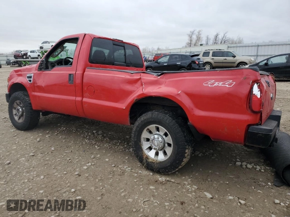 2010 Ford F-250 XL with VIN 1FTNF2B5XAEA21709, listed as a Copart auction lot 84045724 with 182,256 mi miles and Non repairable. Bid and sale history available at DreamBid. Image 2.
