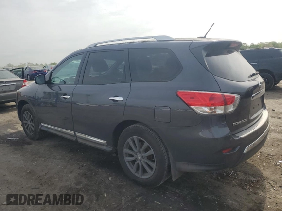 2014 Nissan Pathfinder SL with VIN 5N1AR2MM1EC723859, listed as a Copart auction lot 54532805 with 103,247 mi miles and Salvage Title. Bid and sale history available at carsss.com. Image 2.