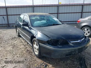 2004 Chevrolet Impala with VIN 2G1WF52E349136173, listed as a IAAI auction lot 41572743 with 163,280 mi miles. Bid and sale history available at carsss.com. Image 1.