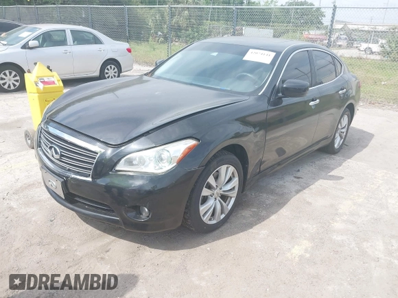 2011 Infiniti M37 with VIN JN1BY1AR7BM370266, listed as a IAAI auction lot 42074141 with 114,470 mi miles. Bid and sale history available at carsss.com. Image 2.