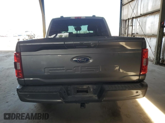 2021 Ford F-150 XL with VIN 1FTEW1C58MFB54623, listed as a Copart auction lot 55072405 with 115,374 mi miles and Salvage title. Bid and sale history available at DreamBid. Image 6.